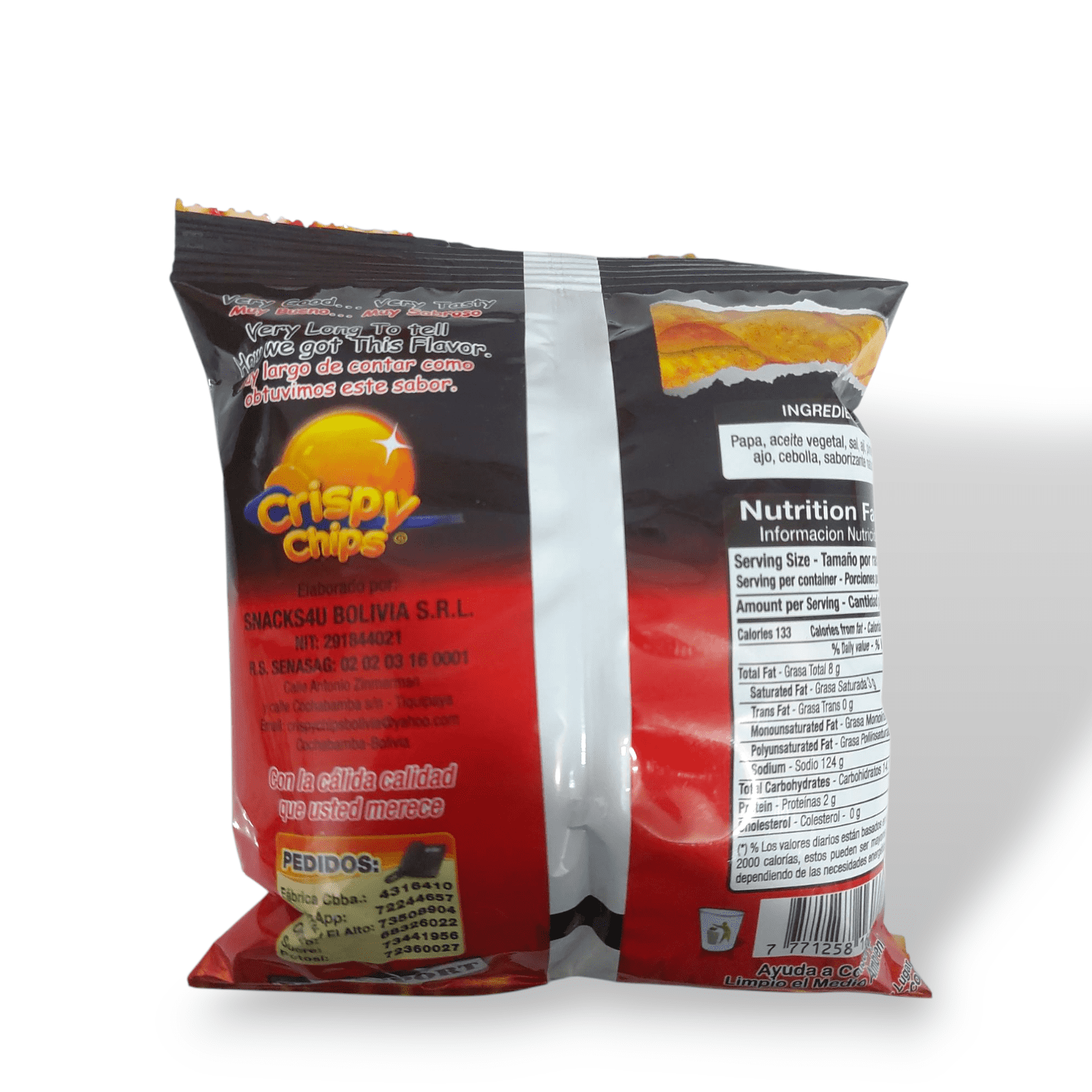 Crispy Chips Papas Picantes 20g