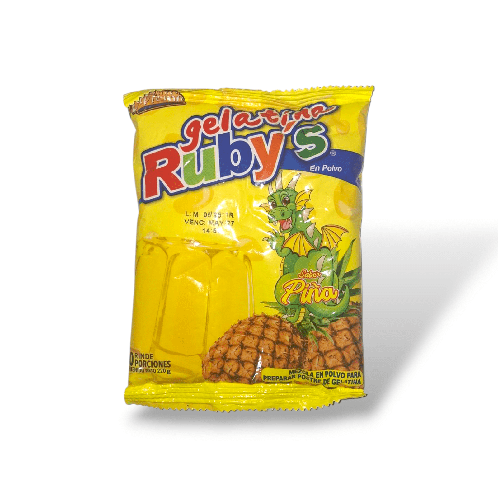 Gelatina Rubys PiñA 220g